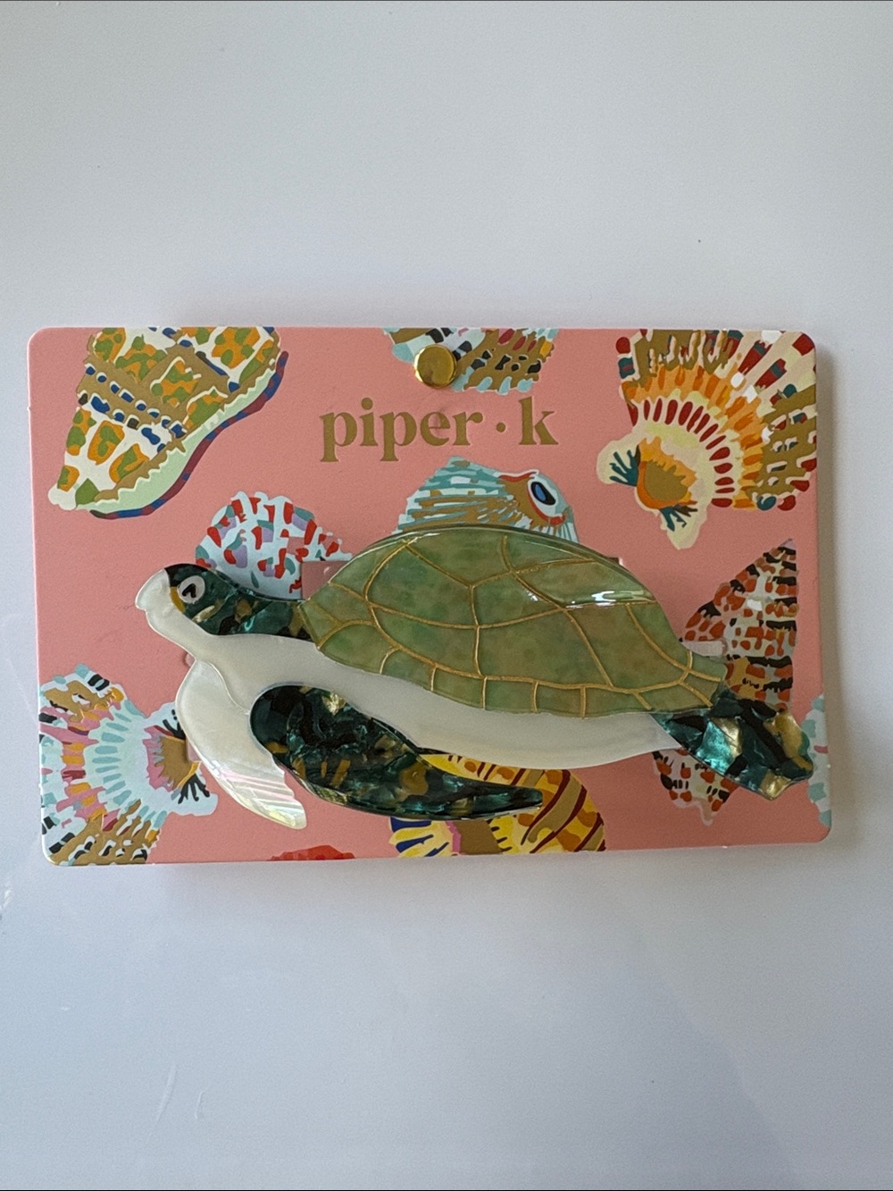 piper•k Sea Turtle Hair Clip NEW